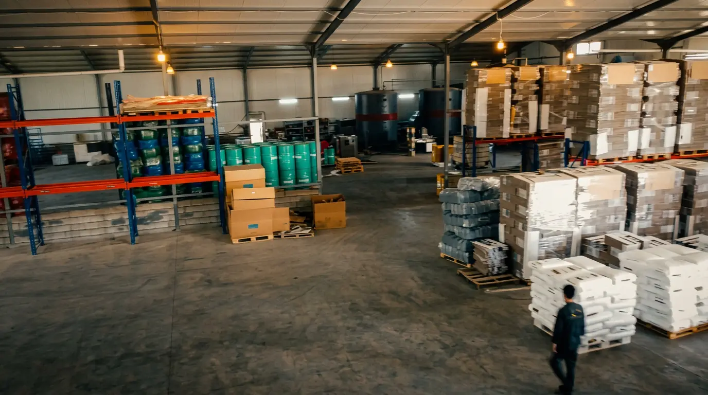 Axooil warehouse interior